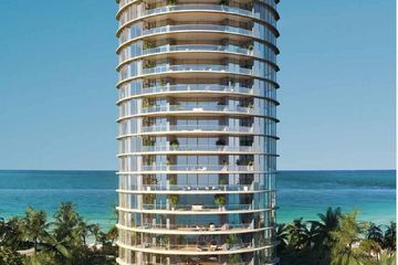 Rendering of Rivage Bal Harbour rising above the oceanfront